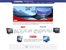 Tablet Screenshot of compro.com.au