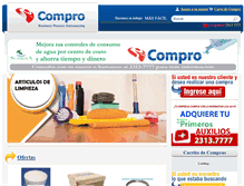Tablet Screenshot of compro.com.gt
